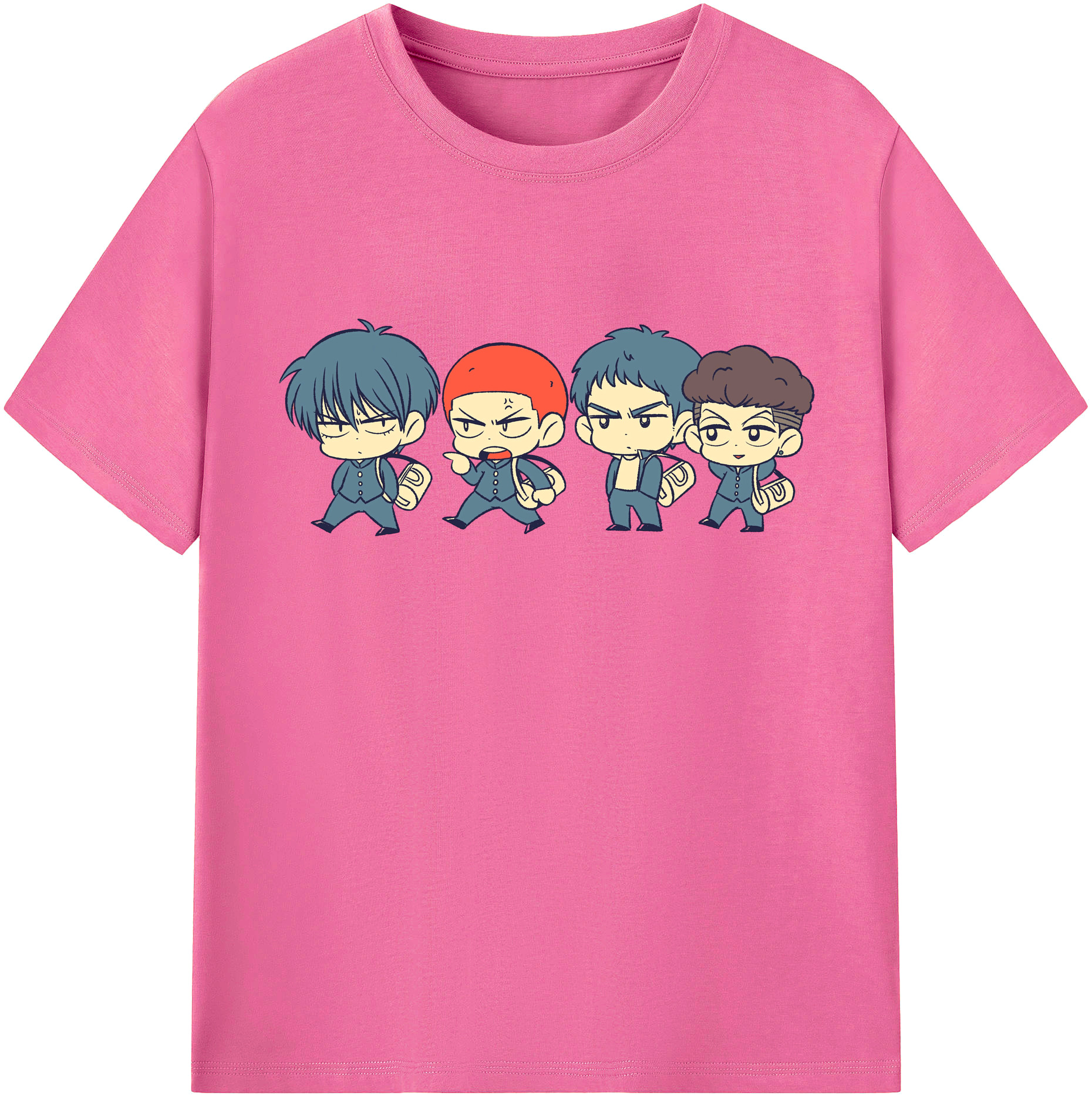 （画像用） SLAM DUNK／スラムダンク レディースカジュアルプリントTシャツ（綿100％）